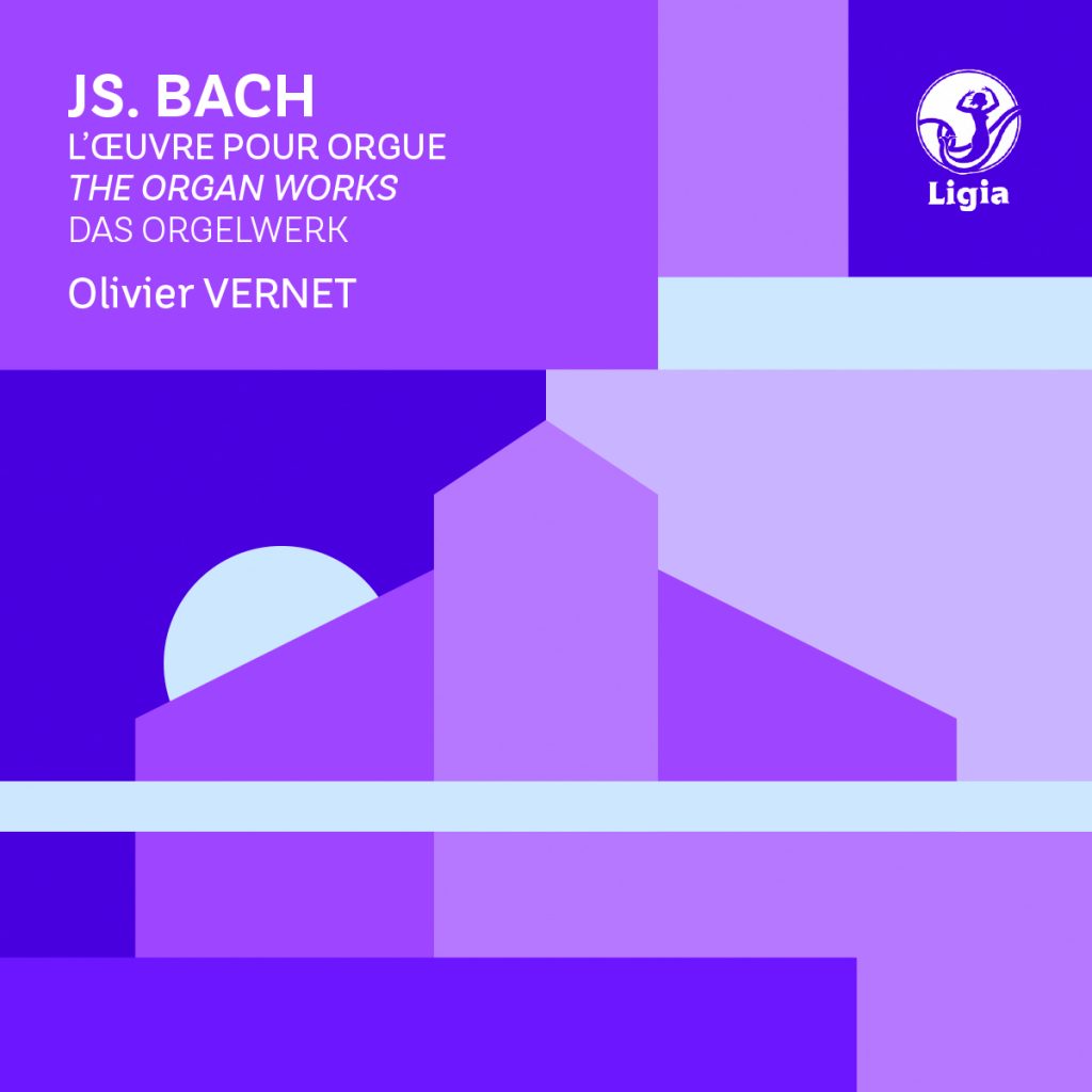 Pochette — BACH // Intégrale de l’œuvre pour orgue (Olivier Vernet)