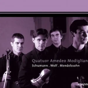 Pochette — SCHUMANN, WOLF, MENDELSSOHN // Quatuor Amedeo Modigliani
