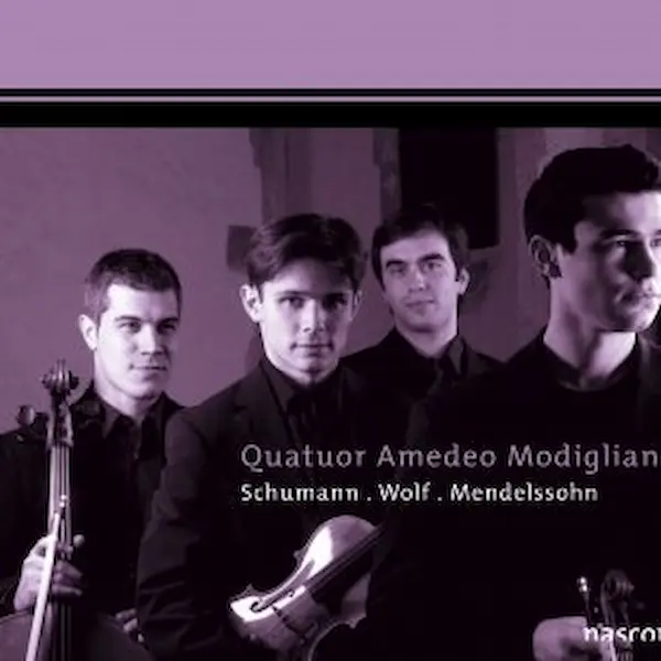Pochette — SCHUMANN, WOLF, MENDELSSOHN // Quatuor Amedeo Modigliani