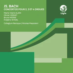 Pochette — J.S. BACH // Concertos BWV1060/1062, 1064 et 1065 pour 2, 3 et 4 orgues